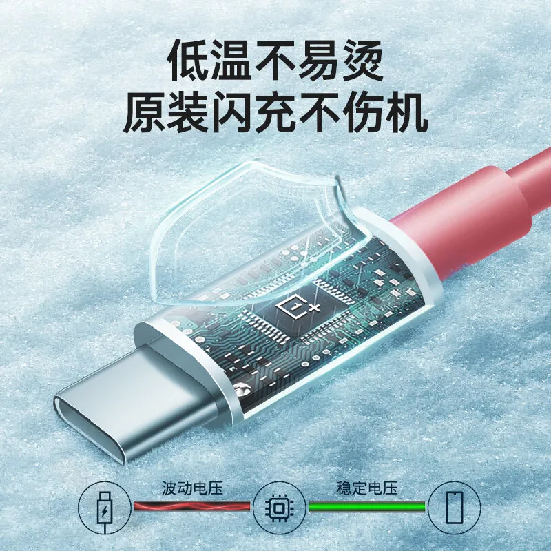 Compatible with OnePlus charger 65W Super Flash Charging Dual Type-C OnePlus phone 9/8T/11/ACE2V charging cable Specification drawing