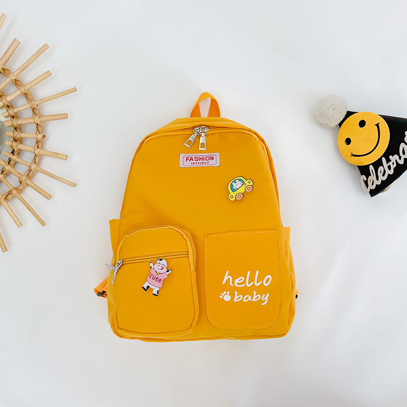 2024 New fashionable backpack for girls' travel coin purse, Japanese-style candy-colored cute kindergarten baby backpack Specification drawing