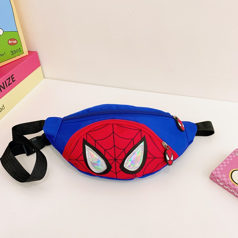 New children's crossbody bag, light bag, cartoon and cute printed baby chest bag, stylish light small waist bag for boys and girls details Picture