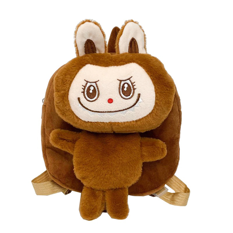 Cross-border Japanese and Korean cute plush backpacks for girls, cartoon children's backpacks, large-capacity student dolls, plush schoolbags Item Picture