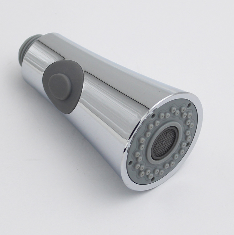Pull-out showerhead, kitchen faucet, pull-out showerhead, shower head, chrome plated, brushed, matte black Application Scenario