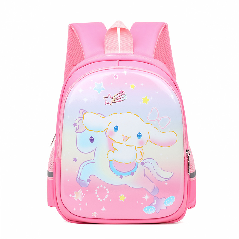 New children's schoolbag for kindergarten, lightweight Kuromi cartoon cute solid color girl Melody backpack Item Picture