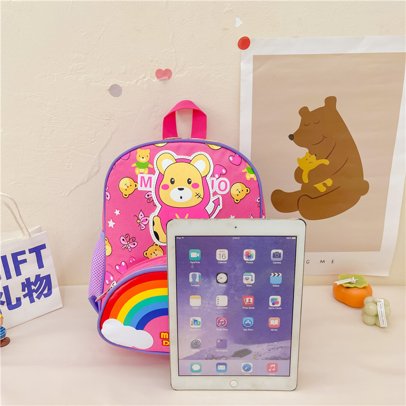 New 2024 cartoon rainbow schoolbag for children aged 3 to 6, kindergarten schoolbag for girls, cute wholesale Application Scenario