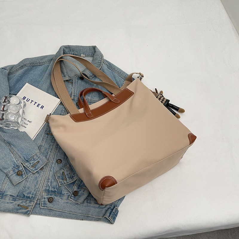 Fashionable large-capacity tote bag for women, new summer 2024 trendy ins single-shoulder bag, simple and casual commuting bag Specification drawing