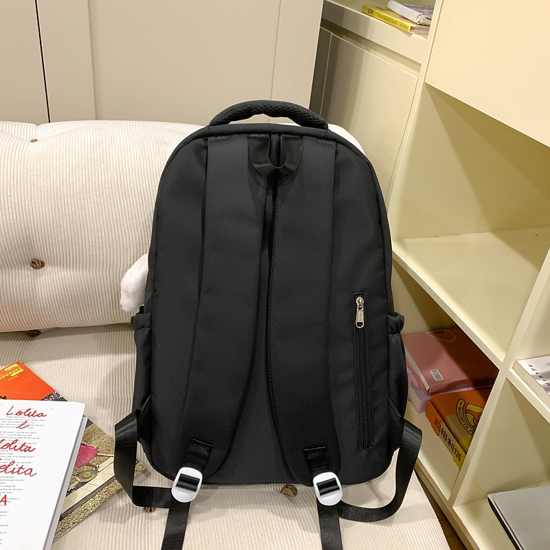 Korean-style ins school style versatile and cute middle school students from grades three to six with a forest-themed fresh and light two-piece backpack Specification drawing