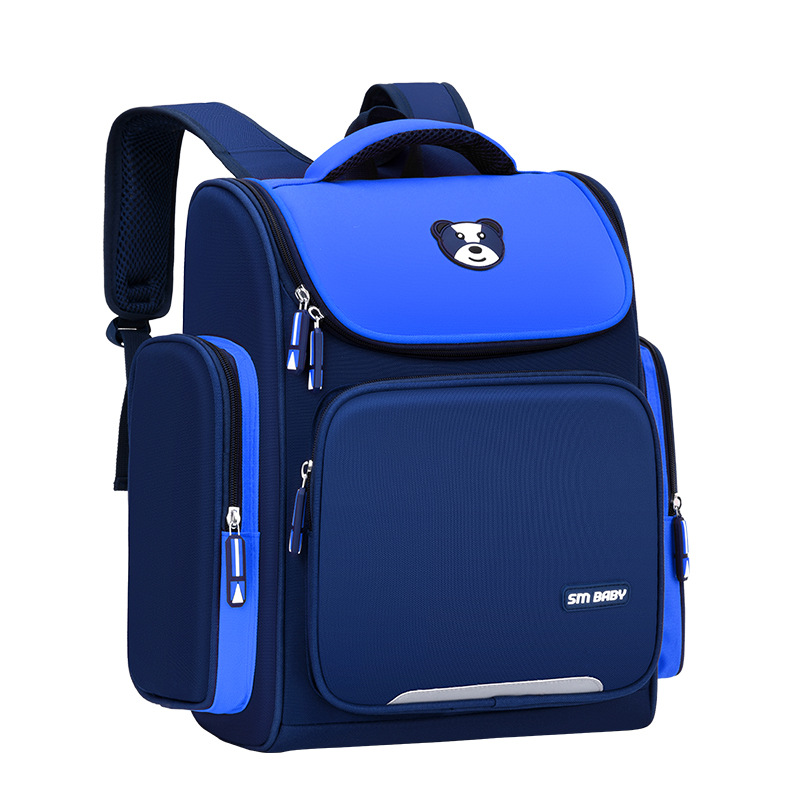 Factory direct sales of school bags for primary school students with logo printing, customized tutorial classes for children's training institutions, wholesale of printed backpacks Item Picture