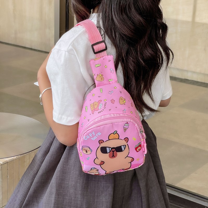 New trendy children's chest bag, cartoon and cute kindergarten crossbody bag, children's fashionable small change outdoor single-shoulder bag Application Scenario