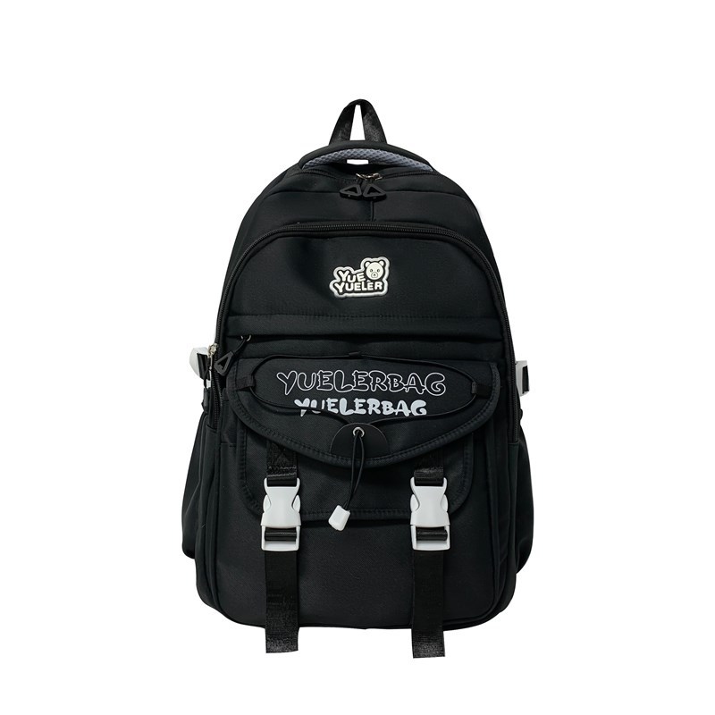 New fresh and sweet college style large-capacity backpack for junior and senior high school students, high appearance level two-piece set for primary and secondary school students Item Picture