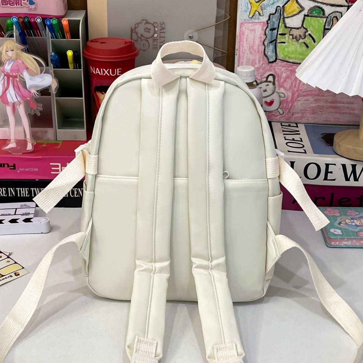 A sweet and cute children's spring outing and study backpack with a high level of appearance, an Instagram-style lightweight backpack for going out Specification drawing
