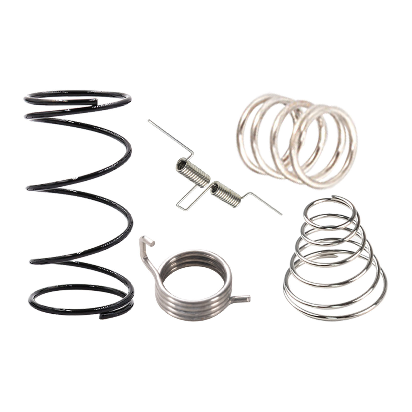 Spring, car, bicycle, stainless steel compression spring, torsion and tension spring, pagoda, special-shaped spring Item Picture