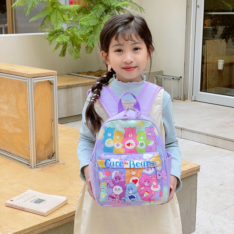 2024 New trendy primary school student schoolbag, cartoon cute bear, large capacity, high appearance level backpack, fashionable backpack Application Scenario