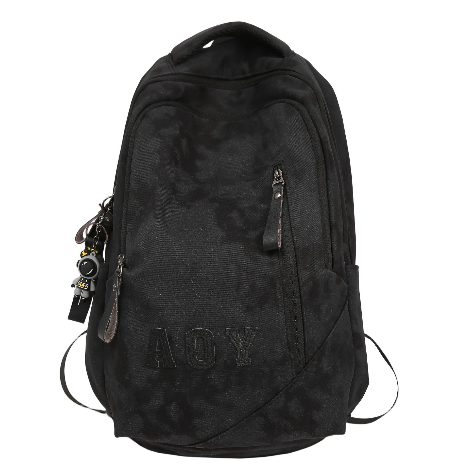 A new high-quality, niche dark-patterned gradient color schoolbag for junior and senior high school students, a lightweight and versatile casual outdoor backpack Item Picture