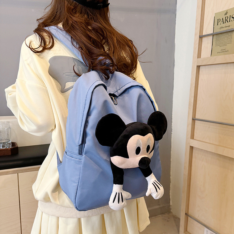 The new Korean version of the cute cartoon backpack on Instagram is a casual back-to-school bag for primary school students and a backpack for first grade make-up classes and outings details Picture