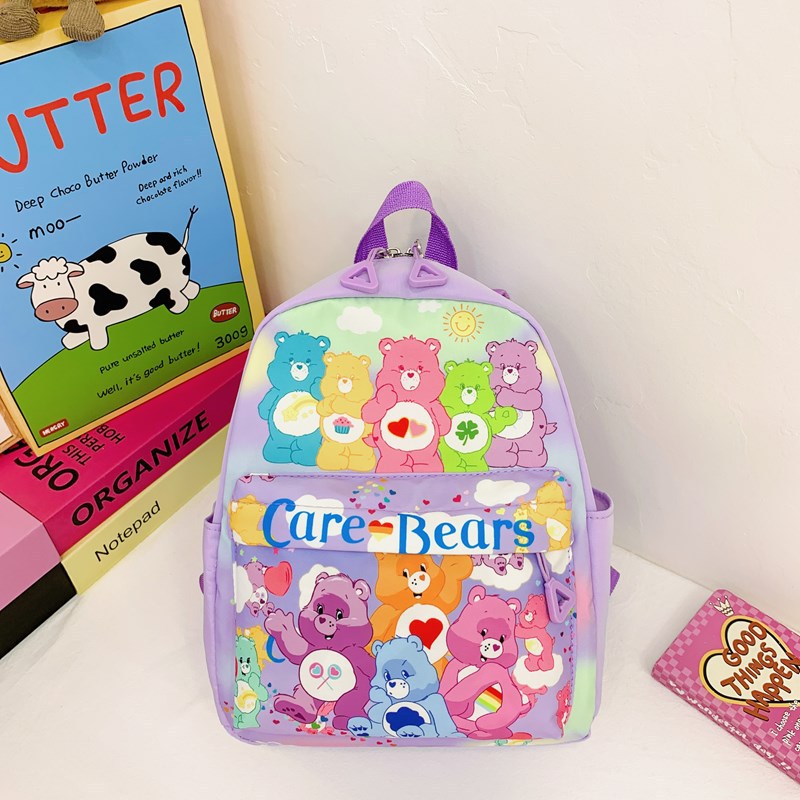 2024 New trendy primary school student schoolbag, cartoon cute bear, large capacity, high appearance level backpack, fashionable backpack Specification drawing