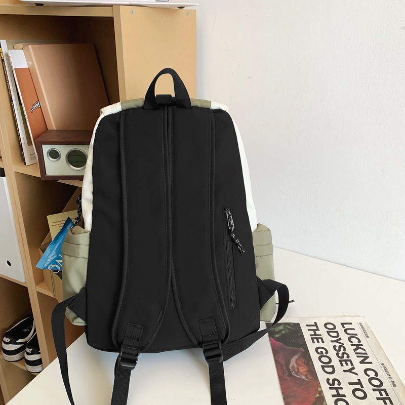 New 2025 couple workwear style schoolbag, Korean-style single-shoulder bag, outdoor casual backpack, trendy sporty style bag Application Scenario