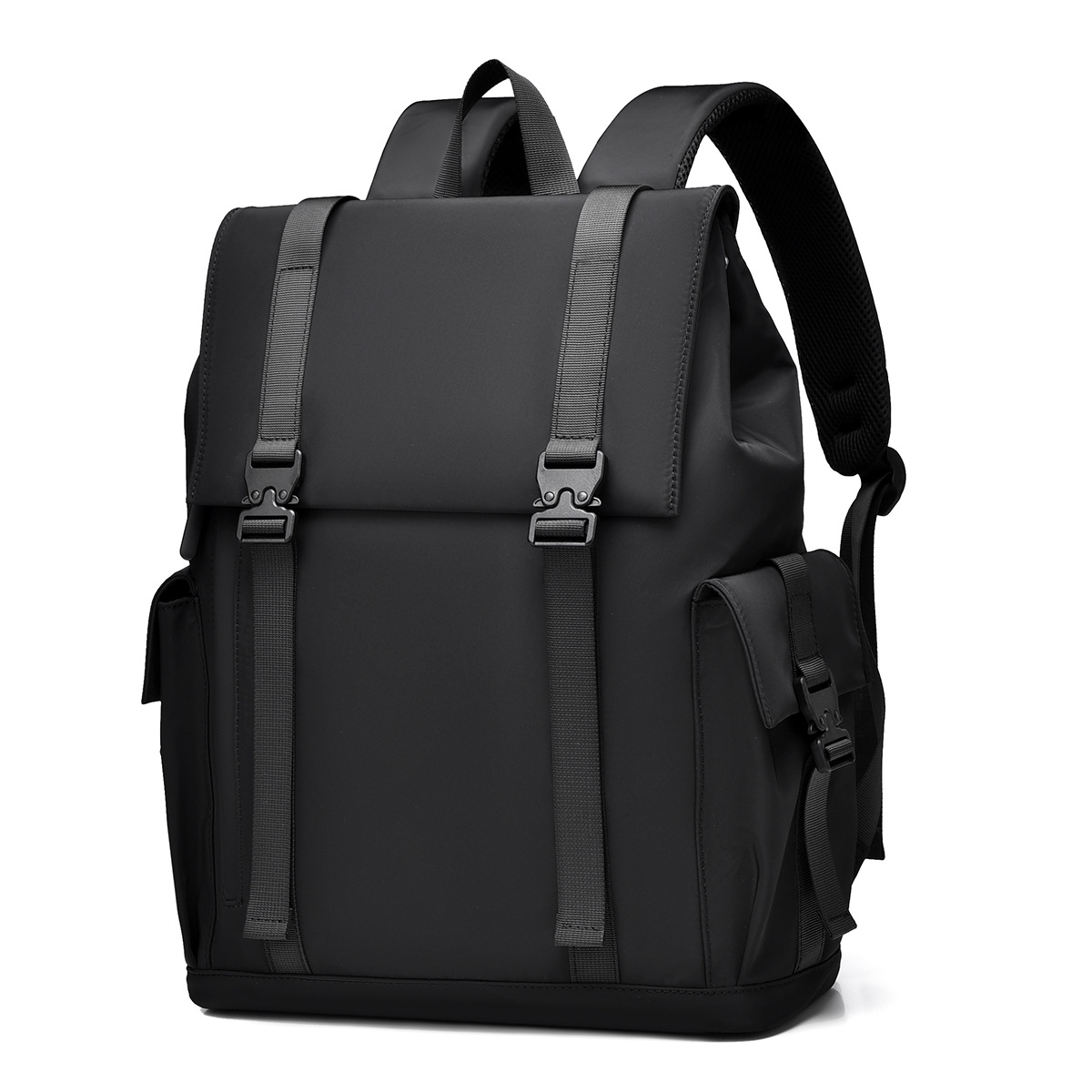 2024 New men's casual backpacks for high school and junior high school students, men's business commuting computer backpacks Item Picture