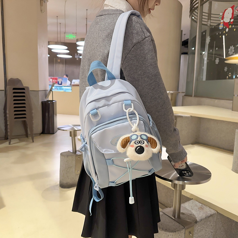 Japanese-style ins schoolbag, sweet and cute girl's appearance level, mini backpack for traveling and shopping, and backpack for a mom with kids details Picture
