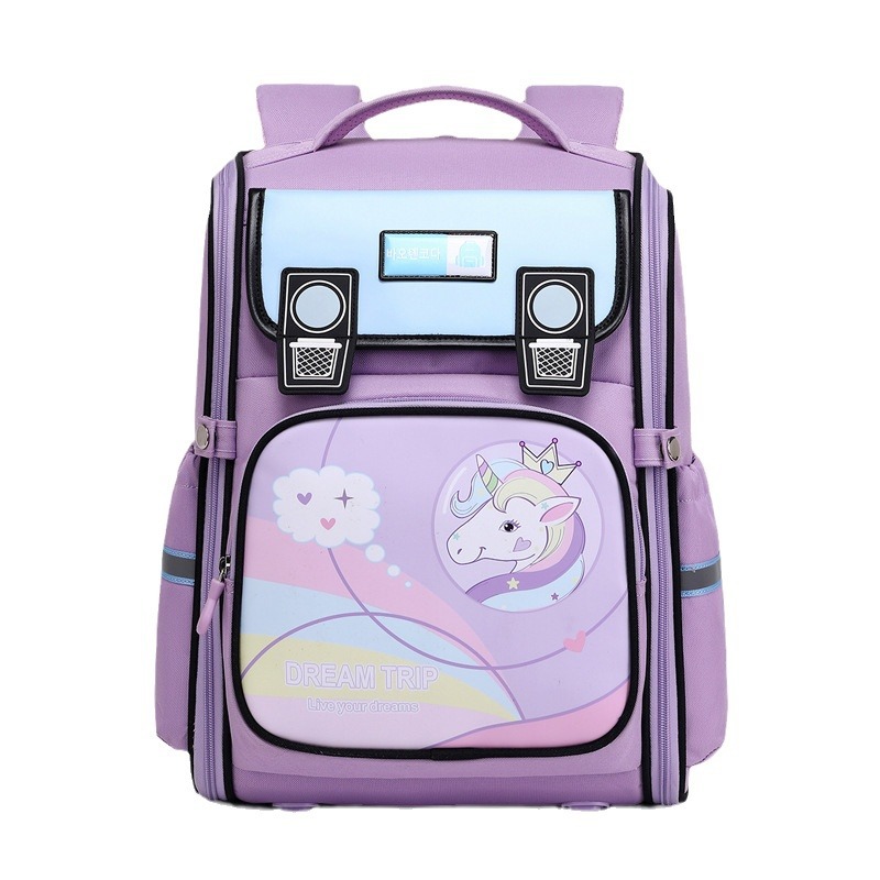 The new cartoon primary school students' all-in-one large-capacity backpacks for boys and girls are lightweight Item Picture