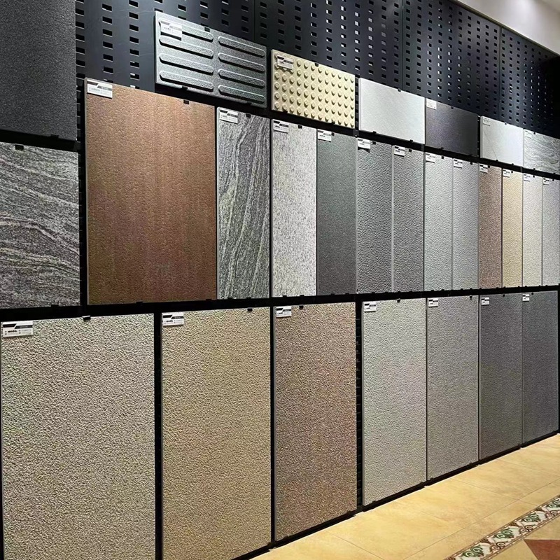 Ecological pc brick floor paving stone manufacturer, ceramic quartz tile, 25mm thick square garden imitation stone brick, lightweight partition wall brick details Picture