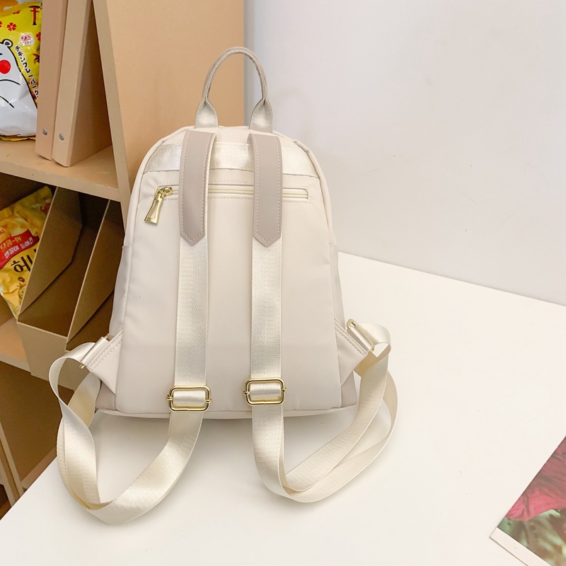 New American college style simple college student schoolbag, versatile backpack for going out, large-capacity casual single-shoulder bag Specification drawing