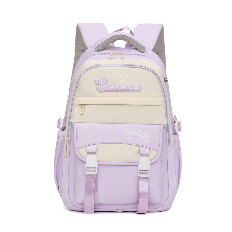 A new 2025 model of lightweight backbag for girls in grades 3-6, with a large capacity for junior and senior high school students Item Picture