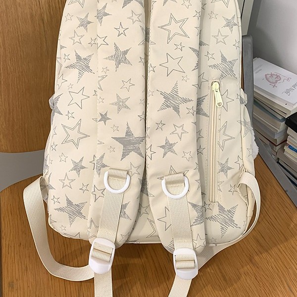A new high-appearance-level, fresh and sweet printed backpack from Forest-themed ins, a lightweight and large-capacity backpack for junior and senior high school students Specification drawing