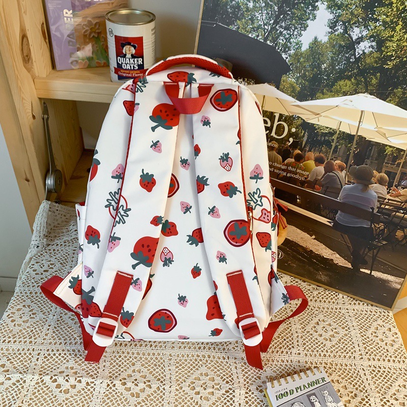Japanese-style Instagram cute and soft girl schoolbag, lightweight middle school backpack, forest-style fresh primary school backpack Specification drawing