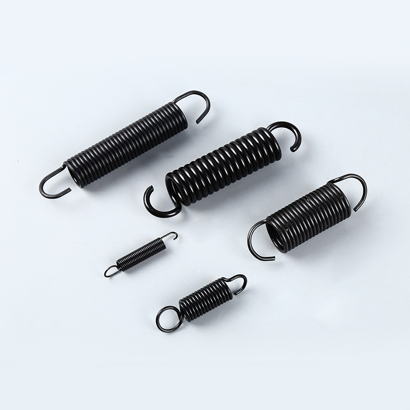 Precision stainless steel tension spring for electronic and electrical appliances, double hook tension spring manufacturer, Qin Steel automatic door closing tension spring Specification drawing