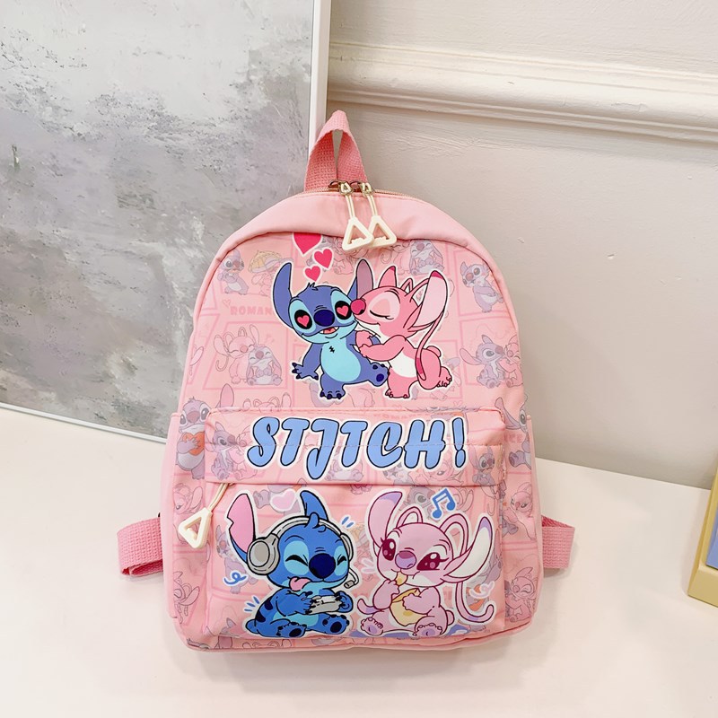 A cute cartoon and anime backpack for children, a new large-capacity kindergarten backpack for winter, and a trendy and fashionable schoolbag details Picture