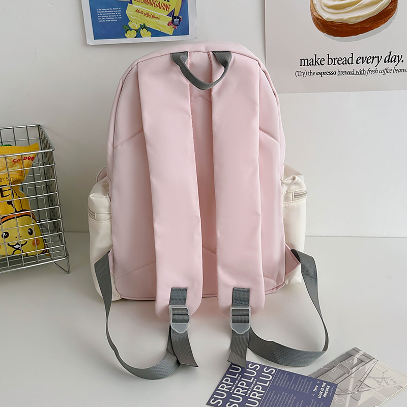 Simple schoolbag treasure, girl's casual bow backpack, Korean style, versatile, high appearance level backpack for primary and secondary school students Specification drawing