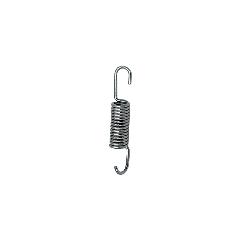 304 stainless steel tension spring, tension hook spring, trampoline spring, double round hook, large and small tension spring processing Specification drawing