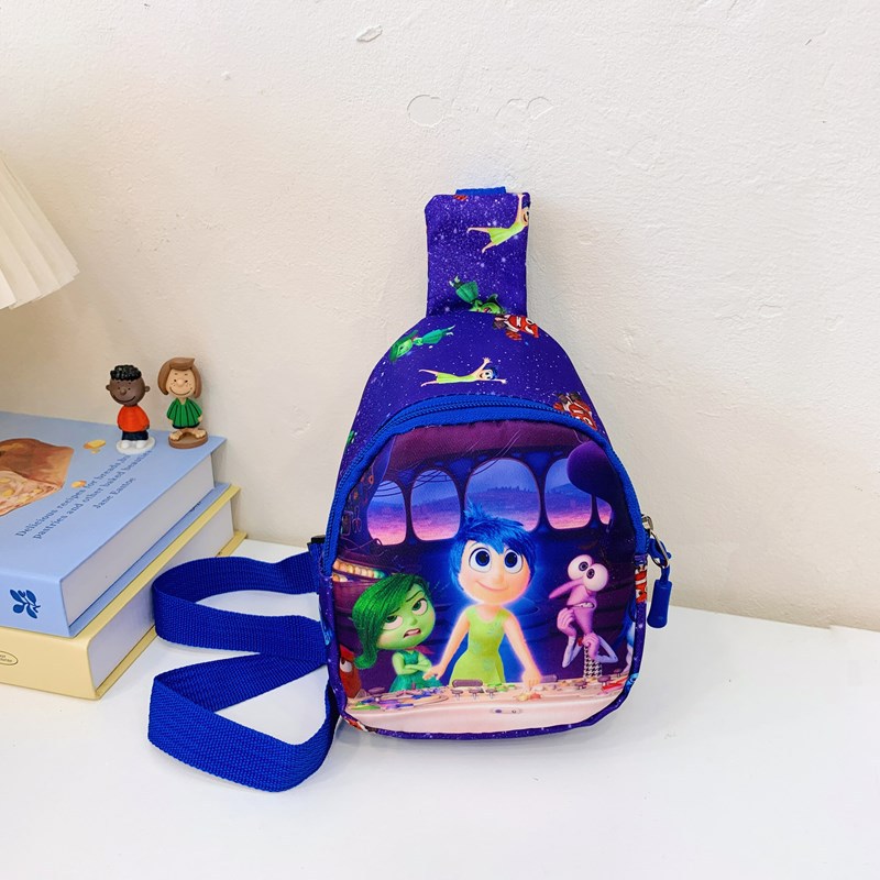 New children's chest bags, cute cartoon coin purses for boys and girls, casual crossbody bags, and baby outdoor small backpacks are all trendy Specification drawing