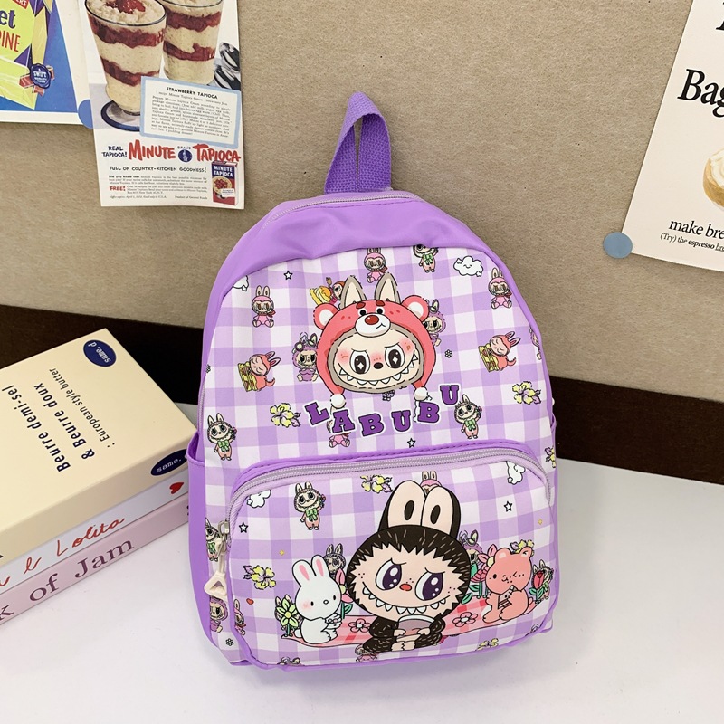 2024 New lightweight and large-capacity children's schoolbag, cute cartoon backpack for boys and girls, and stylish backpack for kindergartens Specification drawing