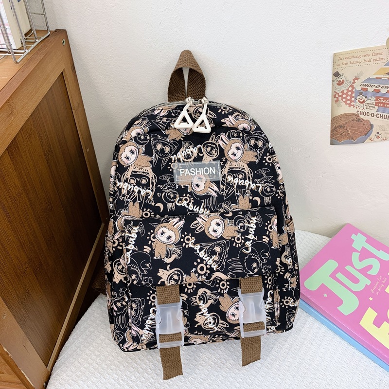 New cute cartoon hard-shell bags for winter, cute and stylish small schoolbags for boys and girls in kindergartens, casual and trendy small bags Specification drawing