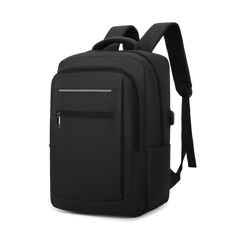 Wholesale multi-functional and simple computer bags, business commuting men's backpacks, anti-theft USB casual backpacks for men Item Picture