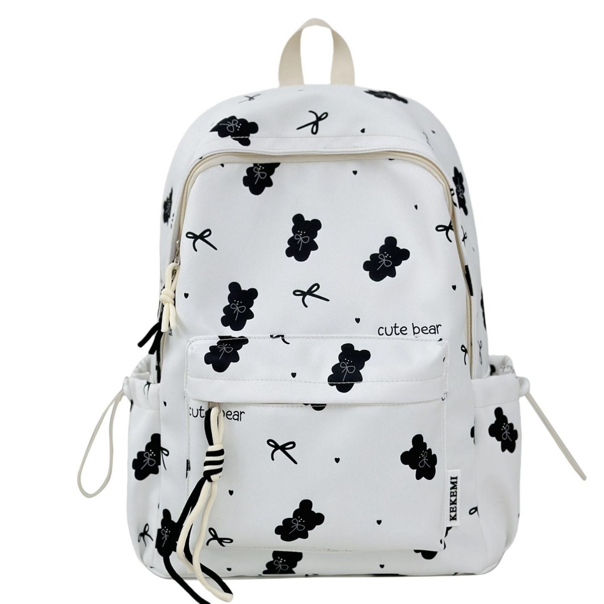 A new high-appeal, sweet and fresh printed backpack with a Korean-style Instagram summer cute and girlish travel backpack Item Picture