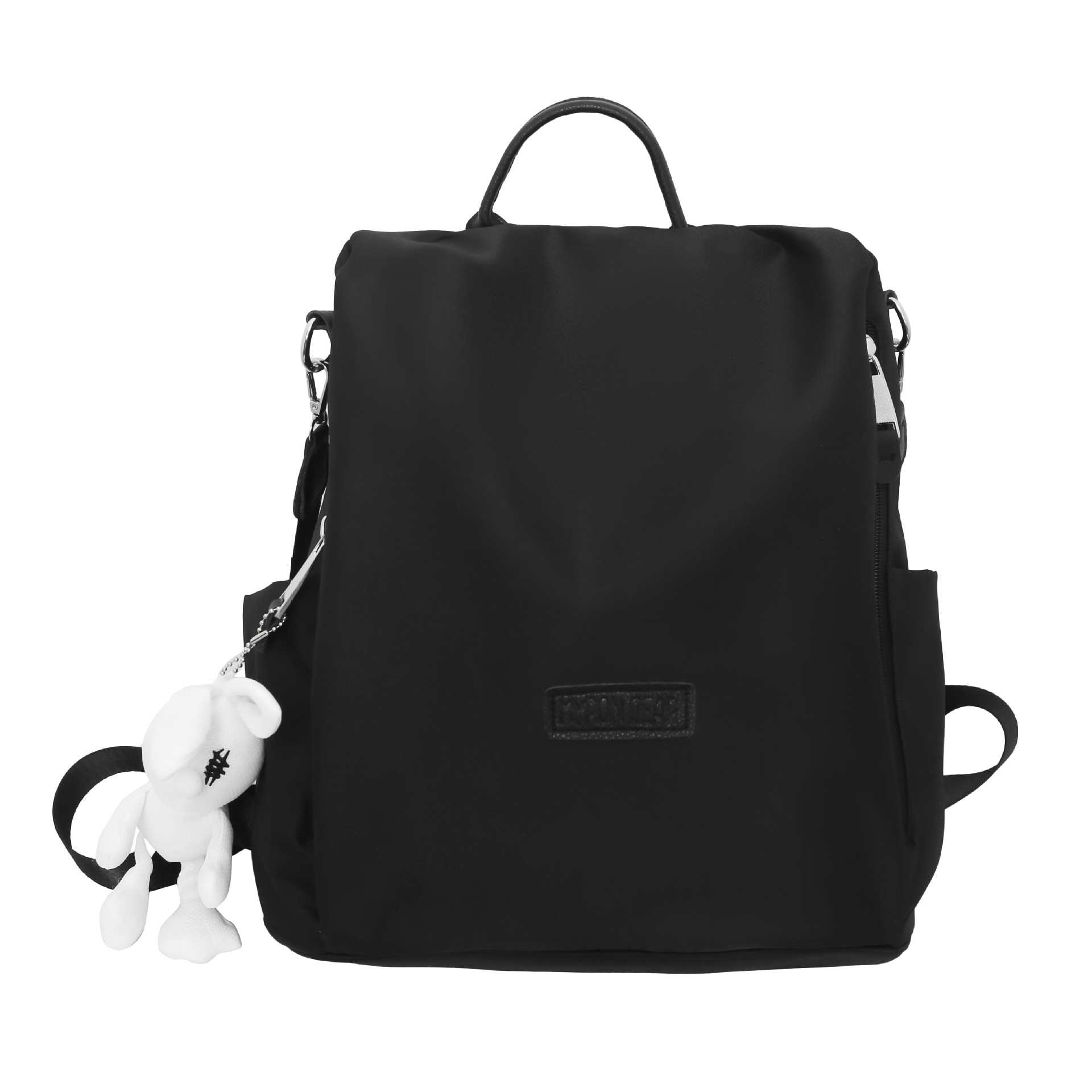 2025 New lightweight and waterproof Mommy Bag, solid color, large capacity, portable backpack for going out, versatile backpack for commuting Item Picture