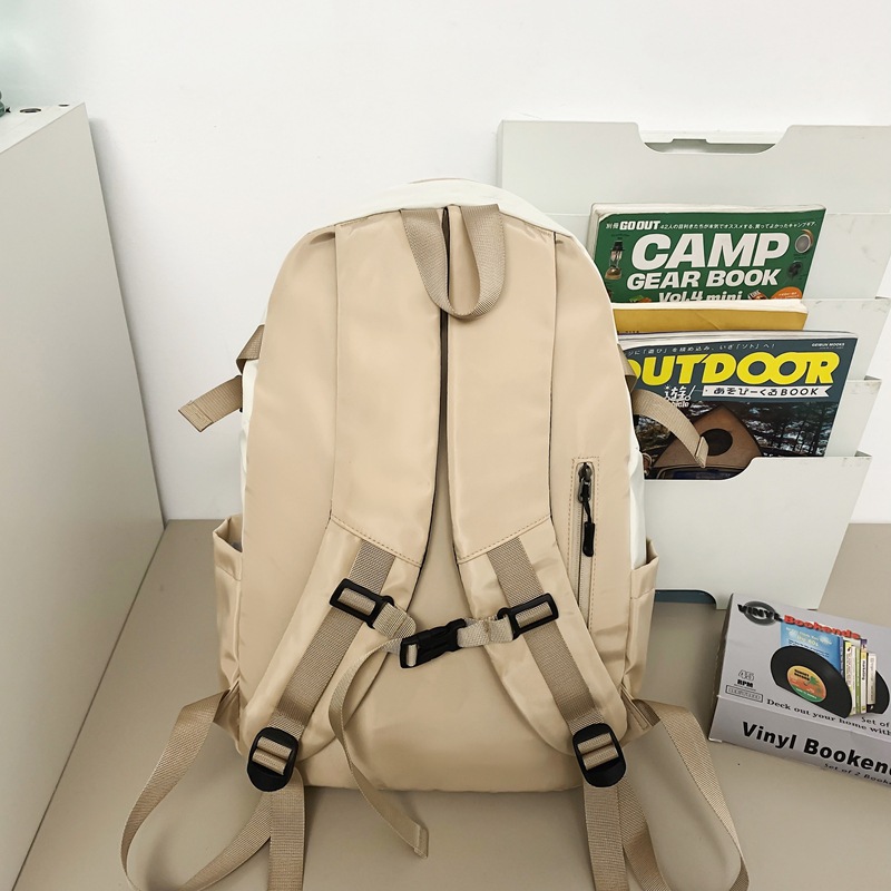 Men's backpack, large-capacity workwear-style hiking bag, casual business trip backpack, trendy sports college student schoolbag, women Specification drawing