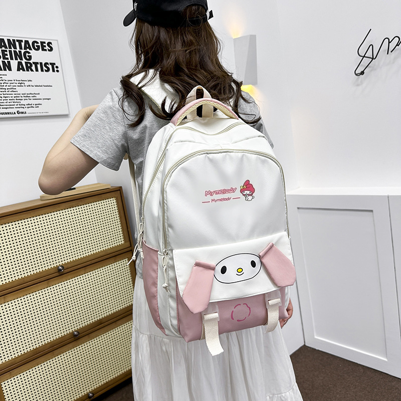 Korean version 2024 autumn and winter new children's bag with cartoon pattern nylon backpacks for grades 1-3 primary school students Application Scenario