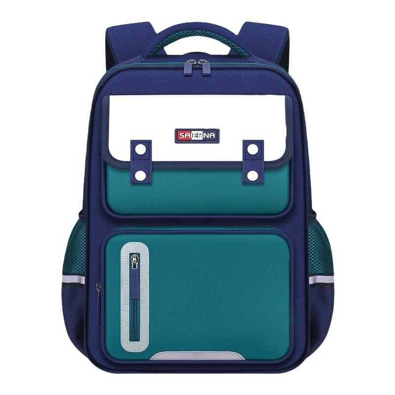 The new British schoolbag for primary school students is lightweight, spine-protecting, and has a large capacity. It is a backpack for boys and girls in grades 1 to 6 and can be printed with words Item Picture