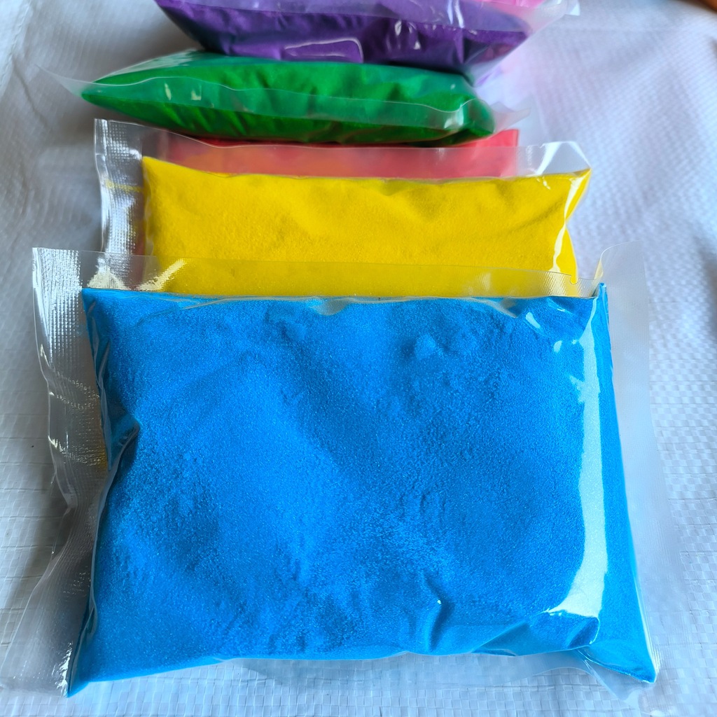Decorative colored sand, fine sand, 1-pound package of cloisonne sand, painting sand, children's play sand for amusement parks, colored sand manufacturer full figure