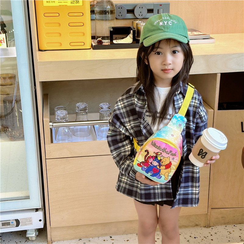 Children's bags, small crossbody bags, boys' and girls' chest bags, cartoon new styles, super popular wallets in 2023, girls' small bags for going out Specification drawing