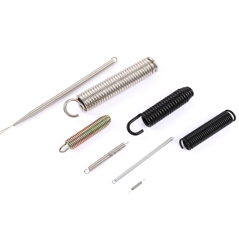 High-quality temperature-resistant double-ear hook tension spring, mechanical double-hook tension spring 304, special-shaped hook return tension spring Item Picture