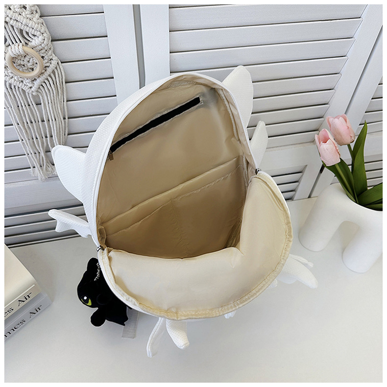 2025 New creative 3d dinosaur-shaped schoolbag, cute little flying dragon children's backpack, cool and personalized motorcycle bag Application Scenario