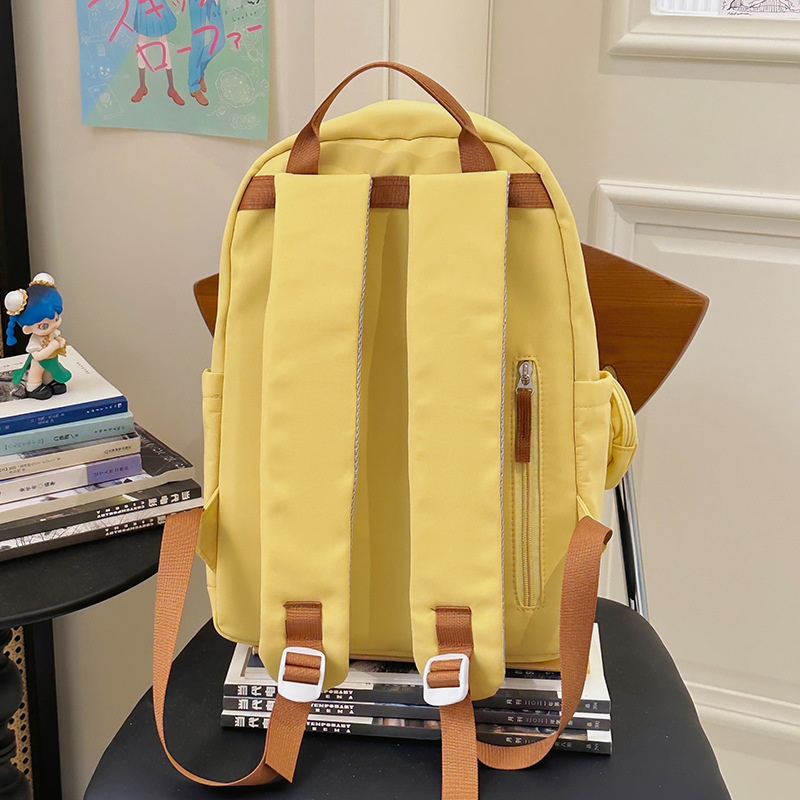 Super light and cute large-capacity schoolbags for junior and senior high school students, single-shoulder bags for casual travel, and versatile backpacks Specification drawing
