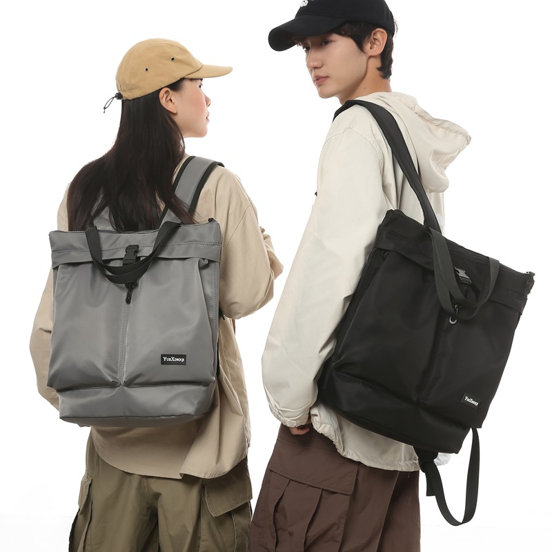 Trendy brand large-capacity backpacks for men, outdoor sports computer bags, travel and commuting lightweight backpacks, college student schoolbags for women full figure