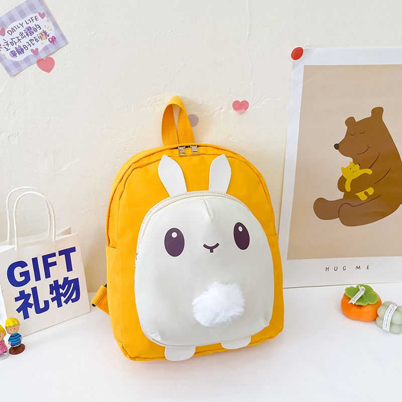 2024 New Big Eye Little Rabbit Backpack, large-capacity travel backpack, candy-colored cartoon cute children's schoolbag Specification drawing
