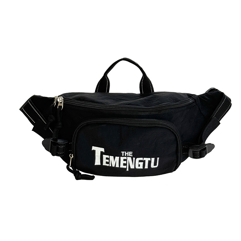 For men, 2025 trendy sporty and simple single-shoulder bag, casual Japanese waist bag, fashionable street crossbody small backpack. For women Item Picture