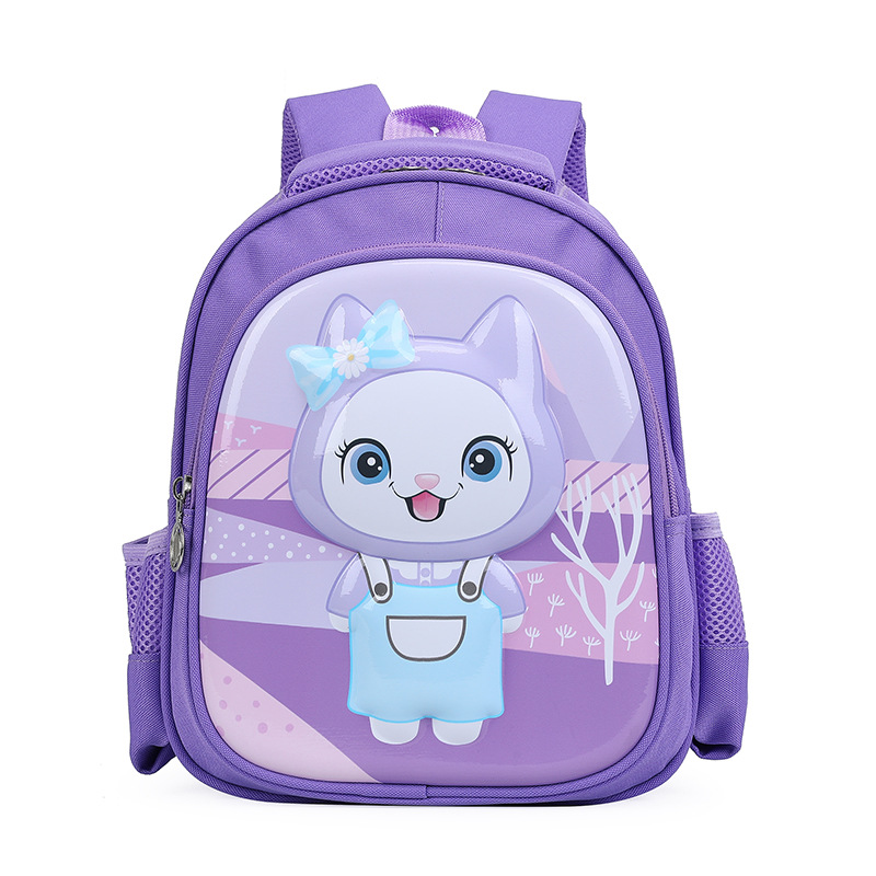 Kindergarten schoolbags for boys and girls aged 3-4, lightweight small class children's backpacks, cute cartoon hard-shell backpacks Item Picture