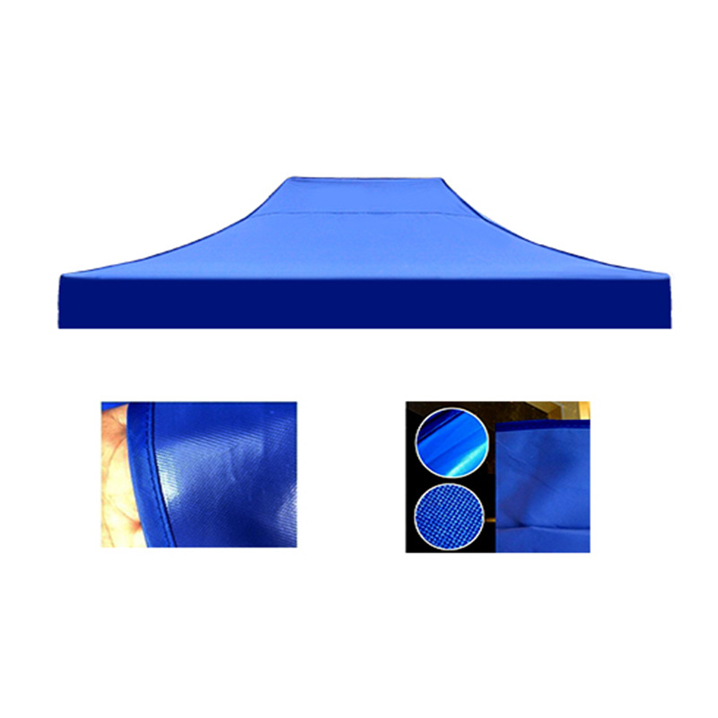 Folding tent top fabric, sunshade, four-corner large umbrella, rain cover, thickened rainproof canopy fabric, advertising, stall umbrella fabric, printed words Specification drawing